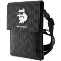 Karl Lagerfeld Torebka KLWBSAKHPCK black Saffiano Monogram Choupette bag