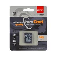 IMRO MicroSD memory card 8GB + ADP 10C
