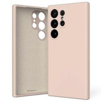 Mercury Silicone Case for Samsung S24 Ultra S928 in Pink Sand/Pink Sand