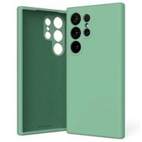 Mercury Silicone case for Samsung S24 Ultra S928, green / green