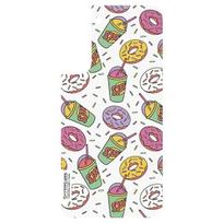 SAMSUNG Panel GP-TOU021HOOPW Case Cover for Galaxy S22+ Simpsons Donut, white