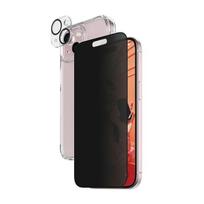 PanzerGlass Privacy Bundle 3-in-1 iPhone 15 Plus 6.7" D3O Hard Case + Screen Protector, UWF+ Lens, 1136+1174+P2811
