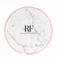Richmond AND Finch MicroUSB coiled cable, white marble/white marble CWUSB-014