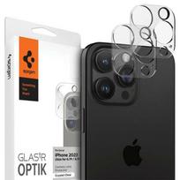3MK Spigen Optik.Tr Camera Lens for iPhone 14 Pro/14 Pro Max/15 Pro/15 Pro Max, 2-pack, clear/crystal clear, AGL05761