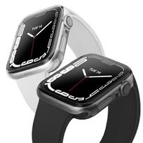 uniq Glaze Apple Watch Series 7/8/9 41mm case. Dual Pack transparent-smoke/clear-smoke