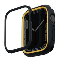 uniq Moduo case for Apple Watch Series 4/5/6/7/8/9/SE/SE2 40/41mm in black-mustard/midnight-mustard