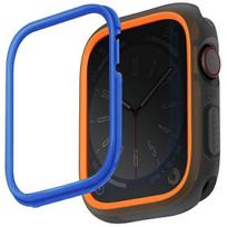 uniq Moduo case for Apple Watch Series 4/5/6/7/8/9/SE/SE2 44/45mm in orange and blue