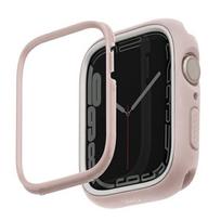 uniq Moduo case for Apple Watch Series 4/5/6/7/8/9/SE/SE2 44/45mm in pink-white/blush-white