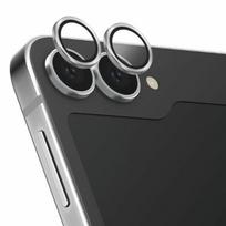 uniq Optix Aluminum Camera Lens Protector for Samsung Z Flip 6 F741, shimmer white camera lens glass with applicator