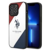 U.S. Polo Assn. US Polo USHCP14LPSO3 iPhone 14 Pro 6.1" white Tricolor Embossed