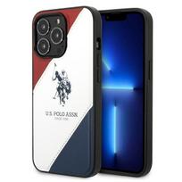 U.S. Polo Assn. US Polo USHCP14XPSO3 iPhone 14 Pro Max 6.7" white/white Tricolor Embossed