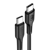 USAMS U43 USB-C to USB-C 100W PD Fast Charge 5A 1.2m black/black cable (US-SJ459)
