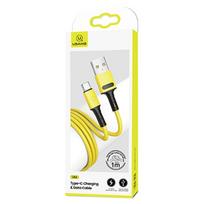 USAMS U52 USB-C Cable 2A Fast Charge 1m Yellow SJ436USB03 (US-SJ436)
