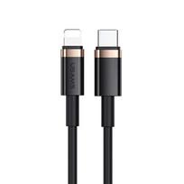USAMS USB-C to Lightning Cable 1.2m 20W PD Fast Charge Black (US-SJ484)