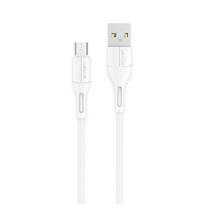 USAMS Micro USB cable U68 2A Fast Charge 1m white / white SJ502USB02 (US-SJ502)