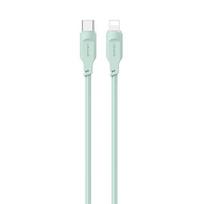 USAMS USB-C to Lightning Cable 20W 1.2m PD Fast Charging Lithe Series green/green SJ566USB04 (US-SJ566)