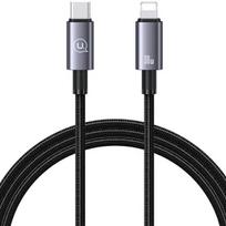 USAMS USB-C to Lightning Cable, 30W, 1.2m, Fast Charging, Steel/Tarnish Finish, SJ662USB01 (US-SJ662)