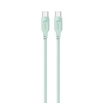 USAMS USB-C to USB-C Cable, 100W, 1.2m, DisplayPort Fast Charging, Lithe Series, green, SJ567USB04 (US-SJ567)