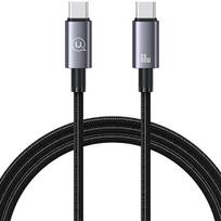 USAMS USB-C to USB-C Cable, 60W, 1.2m, Fast Charging, Steel/Tarnish Finish, SJ661USB01 (US-SJ661)