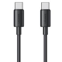 USAMS USB-C to USB-C Cable, 60W, 1m, Fast Charging, YD Series, Black (US-SJ711)