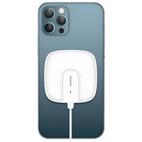 USAMS US-CD159 Magnetic Wireless Charger, W1, 15W, Extra-thin, White/White, for iPhone 12 Series, CD159DZ02