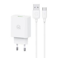 USAMS Appearance. network. 18W + USB-C/USB-A cable 1m Fast Charging white series SC SCXLTZ02