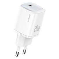 USAMS Nice. network. CC248 20W GaN USB-C Fast Charging HC Series white CC248TC02