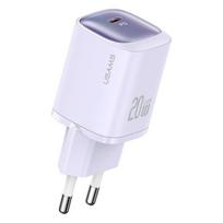 USAMS Nice. network. CC248 20W GaN USB-C Fast Charging HC Series purple CC248TC03