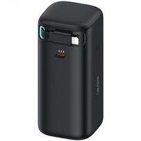 USAMS Power bank with Retractable Lightning cable, 18000 mAh, PD45W Fast Charge, XMF Series, black/black, 20KCD21701 (US-CD217)