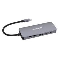 Verbatim USB-C Adapter Hub - HDMI/ 3xUSB-A/SD/microSD/2xUSB-C/Ethernet aluminum