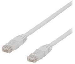 DELTACO U/UTP Cat6a jungiamasis kabelis, 7 m, 500 MHz, LSZH, baltas