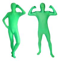 Žalias Chromakey viso kūno fotografavimo kostiumas Unisex suaugusiems Žalias kostiumas Elastingas fotografavimo kostiumas 180cm žalia
