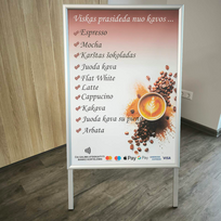 Reklaminis stovas A1 DVIPUSIS