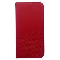 Smart Magnet Book Case for TECNO Spark 20 Pro, red/red