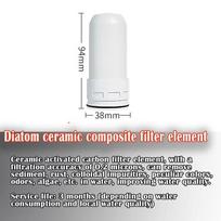5 rinkiniai vandens filtras čiaupo vandens filtro elemento kasetė, plaunama keitimas, sumažinantis chloro kiekį priedai vandens valytuvas 1pcs