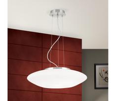 Orion HL 6-1559/2 - Pakabinamas sietynas BLANC 2xE27/60W/230V diametras 49 cm matinis chromas