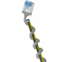 Goobay 74304 Ultra-Flexible CAT 6A Patch Cable, Slim, U/UTP, 0.15 m, Grey | Goobay