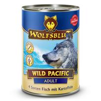 WOLFSBLUT Wild Pacific Adult   konservai suaugusiems šunims su žuvimi ir bulvėmis, 395 g