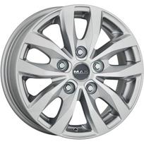 Ratlankis MAK Load 5 R16x6.5 5x130 ET 50 CB 89.1 (Silver) (1050 kg)