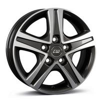 Ratlankis BORBET R15x6 5x118 ET 68 CB 71 (Mistral Anthracite Glossy Polished) (1200 KG kg)