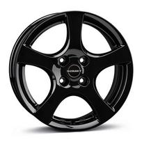 Ratlankis BORBET R16x6.5 4x100 ET 38 CB 64 (Black Glossy) (590 KG kg)