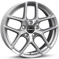 Ratlankis BORBET R16x6.5 5x100 ET 38 CB 57 (Crystal Silver) (650 KG kg)