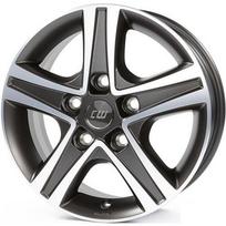 Ratlankis BORBET R16x6 5x118 ET 68 CB 71 (Mistral Anthracite Glossy Polished) (1320 KG kg)