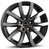 Ratlankis BORBET R16x6.5 5x120 ET 60 CB 65 (Mistral Anthracite Glossy Polished) (1260 KG kg)