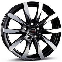 Ratlankis BORBET R16x6.5 5x130 ET 66 CB 89 (Black Polished Matt) (1200 KG kg)