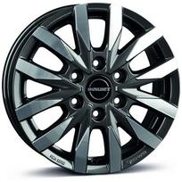 Ratlankis BORBET R16x6.5 6x130 ET 54 CB 84 (Mistral Anthracite Glossy Polished) (1350 KG kg)