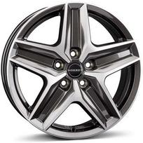 Ratlankis BORBET CWZ MAGP R18x7.5 5x118 ET 53 CB 71.1 (Mistral Anthracite Glossy Polished) (1250 kg)