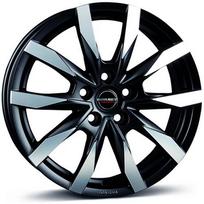 Ratlankis BORBET R18x7.5 5x120 ET 43 CB 65 (Black Polished Matt) (1050 KG kg)