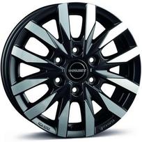 Ratlankis BORBET R18x7.5 6x139 ET 35 CB 100 (Black Polished Matt) (1200 KG kg)