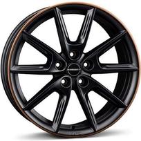 Ratlankis BORBET R18x8 5x112 ET 48 CB 66 (Black Matt Rim Copper) (690 KG kg)